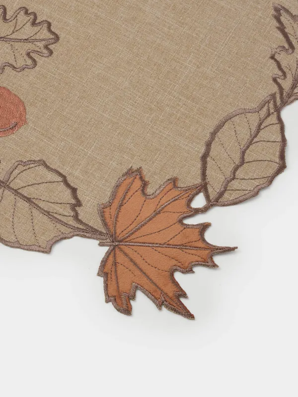 Салфетка под приборы, 28х43 см, Листья и желуди, Autumn leaf, image-1