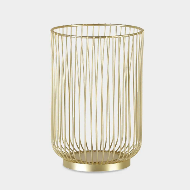 Подставка для кухонных принадлежностей, 18 см, металл, золотистая, Twist gold