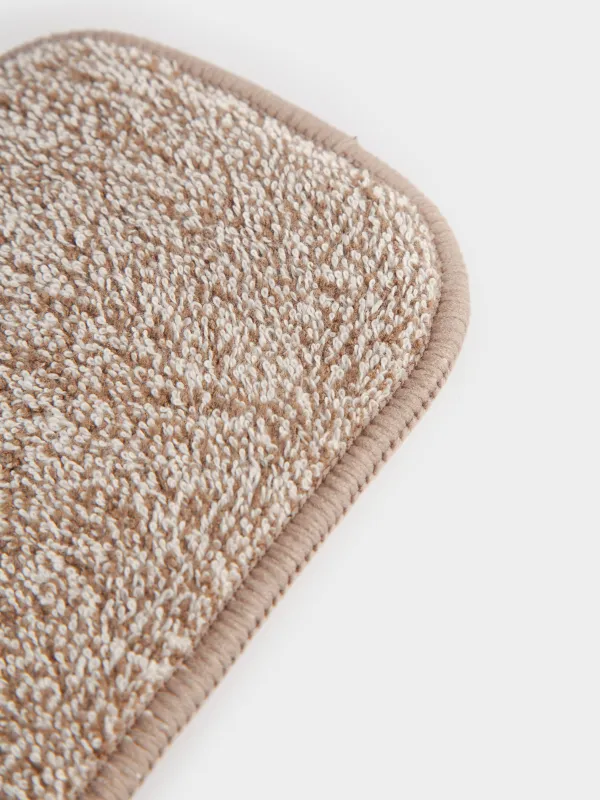 Губка для мытья посуды, двусторонняя, Beige clean, image-2