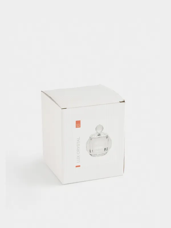 Шкатулка для украшений, 8 см, кристальное стекло, Lux crystal, image-3