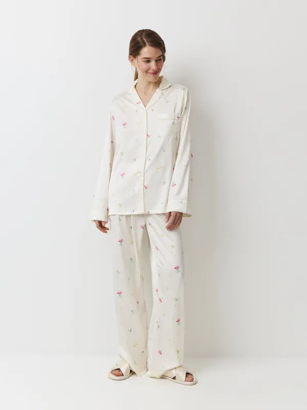 Рубашка женская, домашняя, с длинным рукавом, Sevilla, image-1