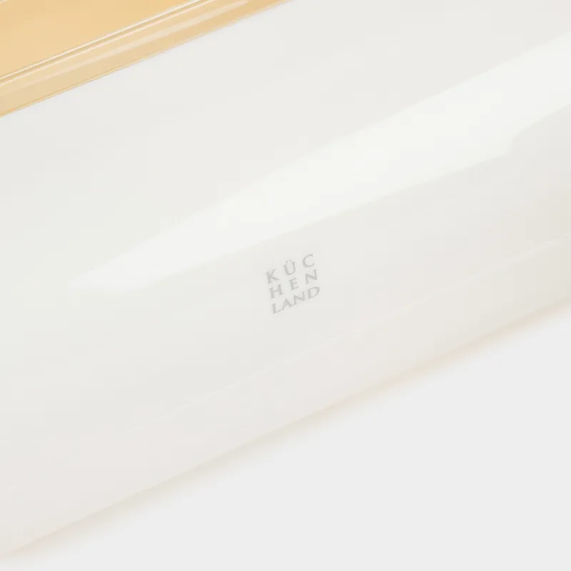 Бокс для бумажных салфеток, 24х14 см, пластик/акрил, молочный, Eleos, image-4