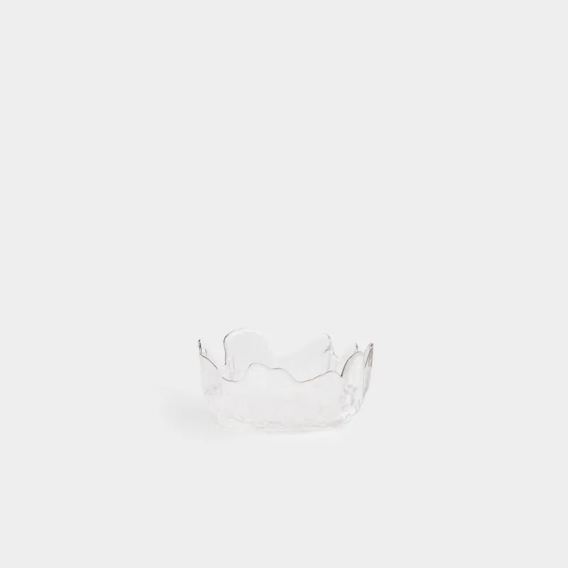 Пиала, 13х6 см, с серебристым кантом, Nautilus silver