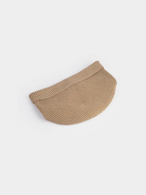 Сумка для хранения белья, 25х30 см, плетеная, полиэстер, круглая, коричневая, Bolsa, image-4