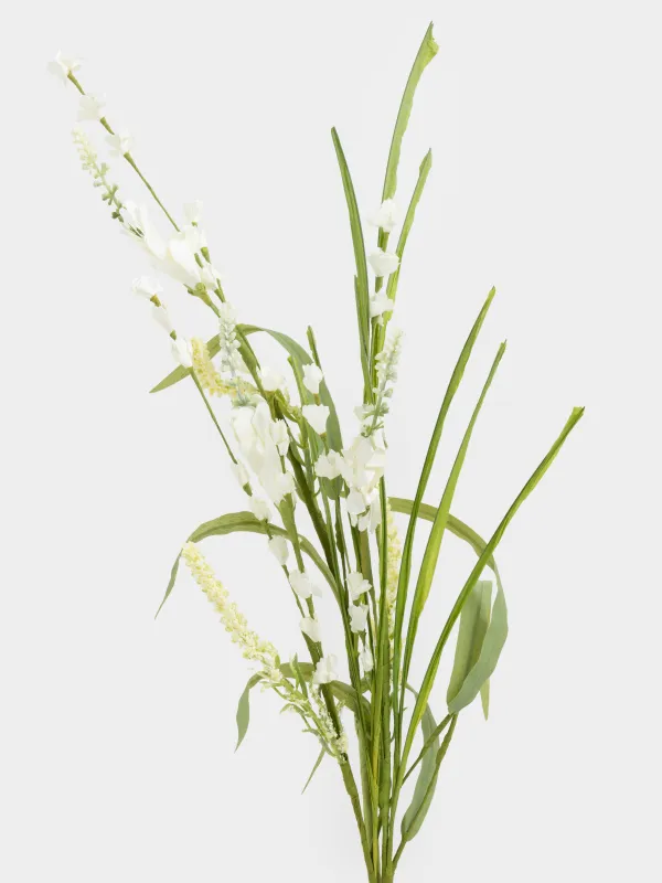 Ветка декоративная, 75 см, пластик/полиэстер, Белый люпин, Flower garden, image-1