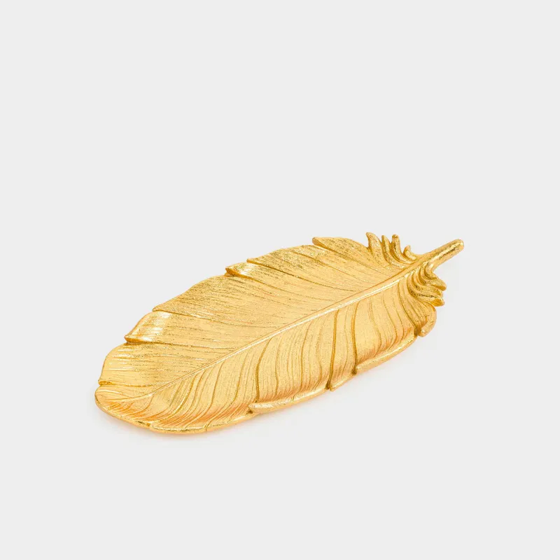 Блюдо декоративное, 36х17 см, Перо, Feather