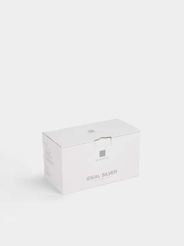Кружка, с серебристым кантом, белая, Ideal silver, image-5