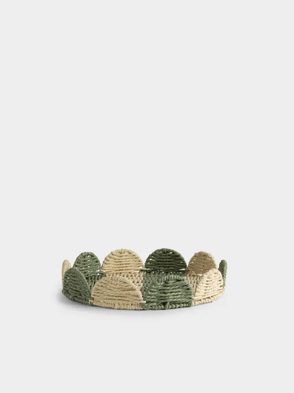 Поднос, 32 см, плетеный, Волнистые края, Braided, image-0