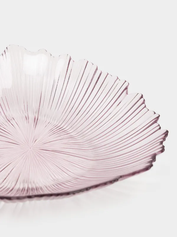 Блюдо глубокое, 19х4 см, стекло Р, лиловое, Verge, image-4