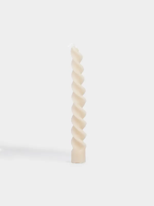 Свеча, 20 см, тонкая, Спираль, Spiral shape, image-0