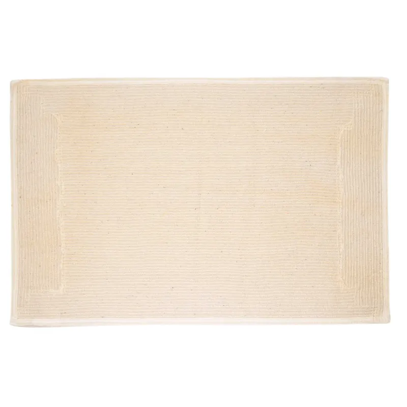 Коврик для ванной комнаты, 40x60/50x80 см, 2 шт, противоскользящий, хлопок, молочный, Metric, image-2