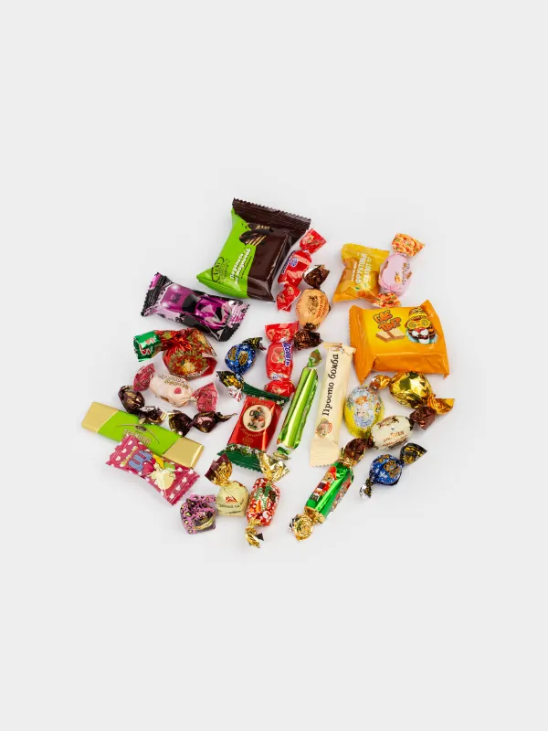 Набор конфет в коробке, 14x13 см, 200 гр, ассорти, Дом, Sweet christmas, image-3