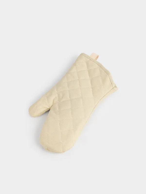 Прихватка-варежка, 17х35 см, хлопок/полиэстер, молочная, Stitch kitchen, image-2