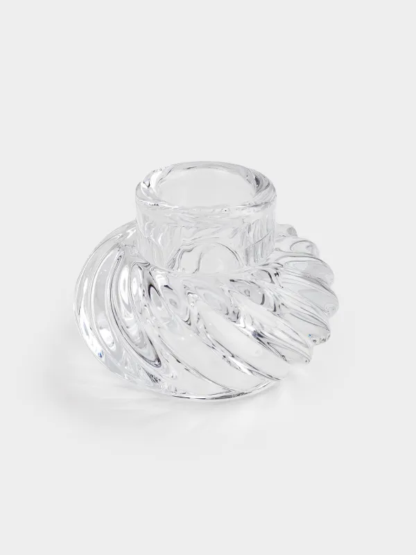 Подсвечник, 6 см, для тонкой свечи, стекло, Lombardy R, image-1