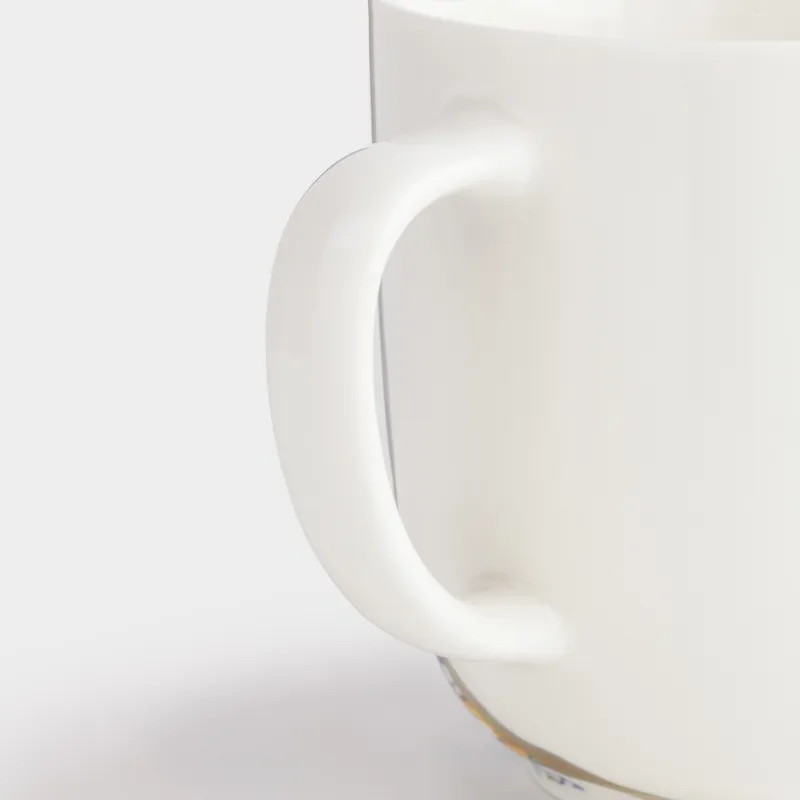 Кружка, 330 мл, фарфор N, бело-золотистая, Кинцуги, Revival, image-2