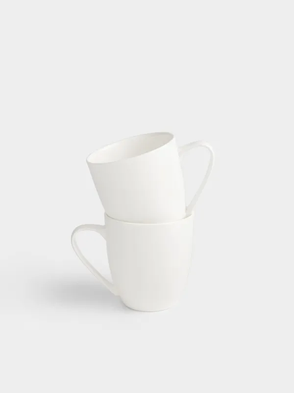 Кружка, 450 мл, 2 шт, фарфор F, белая, Ideal white, image-0