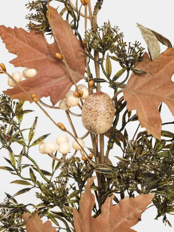 Ветка декоративная, 77 см, Осенние листья, Colors autumn decor, image-4