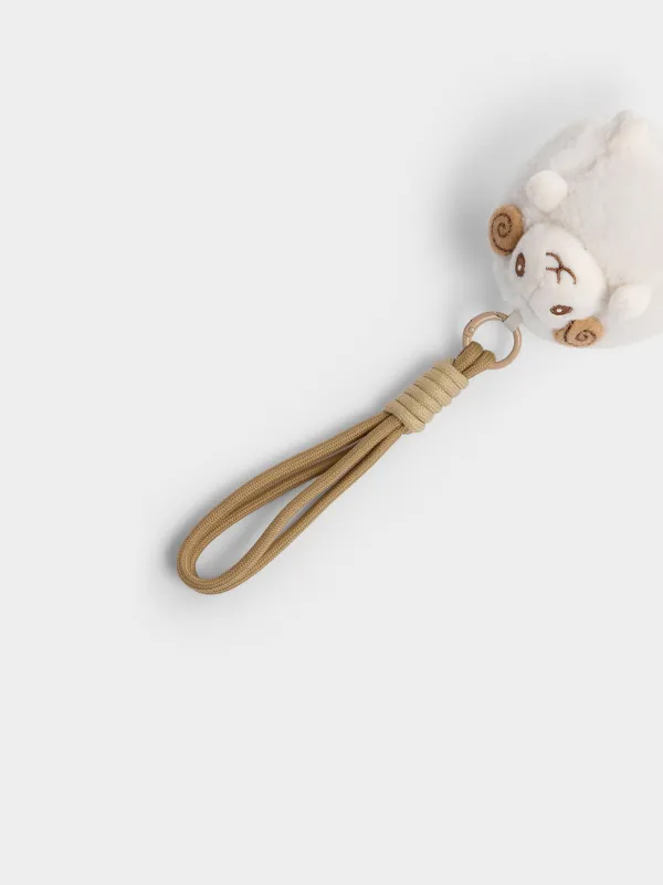 Игрушка-брелок, 8 см, мягкая, Овечка, Keychain lamb, image-3