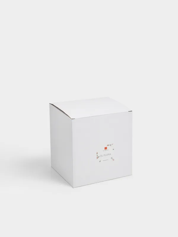 Кувшин, 1,4 л, керамика D, молочный, Нежные цветы, El flora, image-5