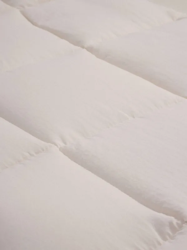 Одеяло, 140х200 см, микрофибра/холлофайбер, бежевое/молочное, Hollow fiber, image-2