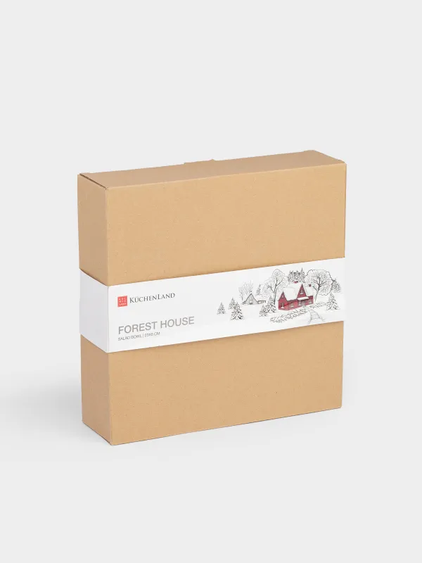 Салатник, 23х6 см, Дом в лесу, Forest house, image-5