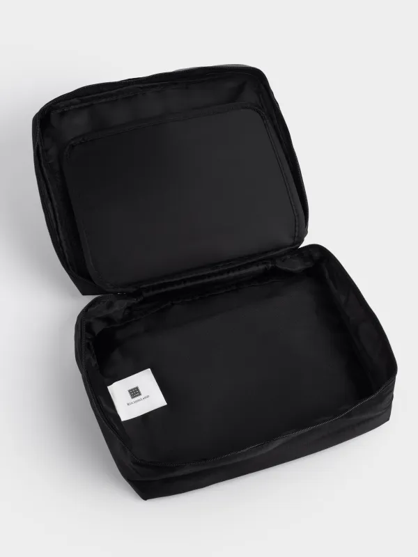 Косметичка дорожная, 21х16 см, полиэстер, черная, Easy Travel, image-5