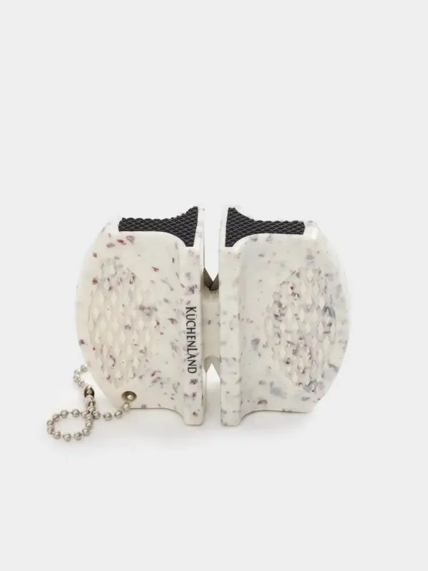 Точило для ножей, 7 см, пластик/сталь, молочное, Accessories, image-0
