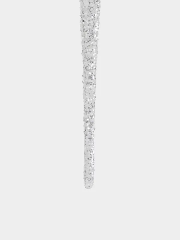 Игрушка елочная, 15 см, 3 шт, Сосулька, Ice crystal, image-2