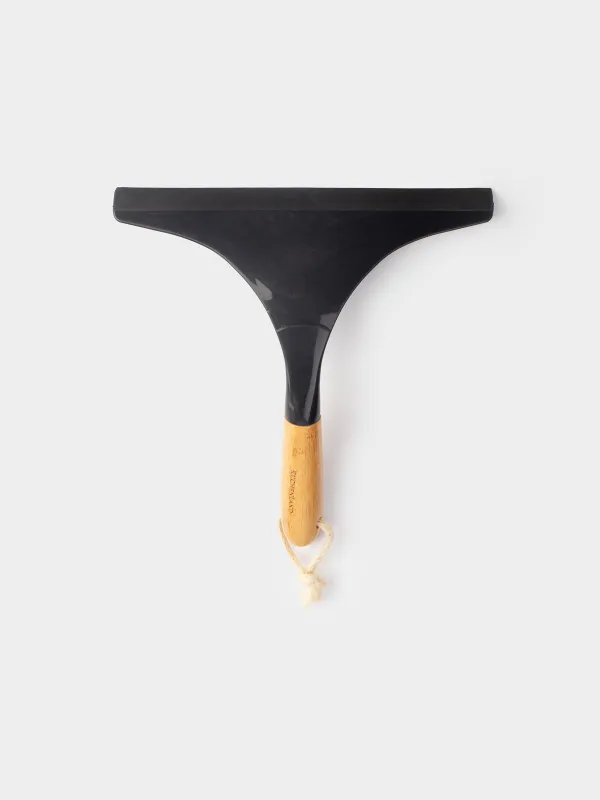 Стеклоочиститель, 24 см, бамбук/пластик, черный, Black clean, image-0