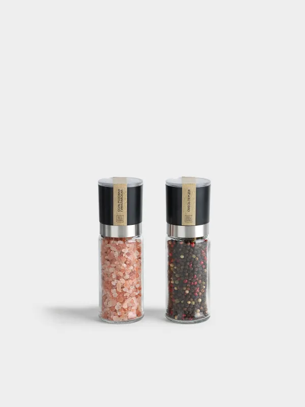 Мельница для специй, 16 см, 2 шт, механическая, Соль/Перец, Spices, image-0