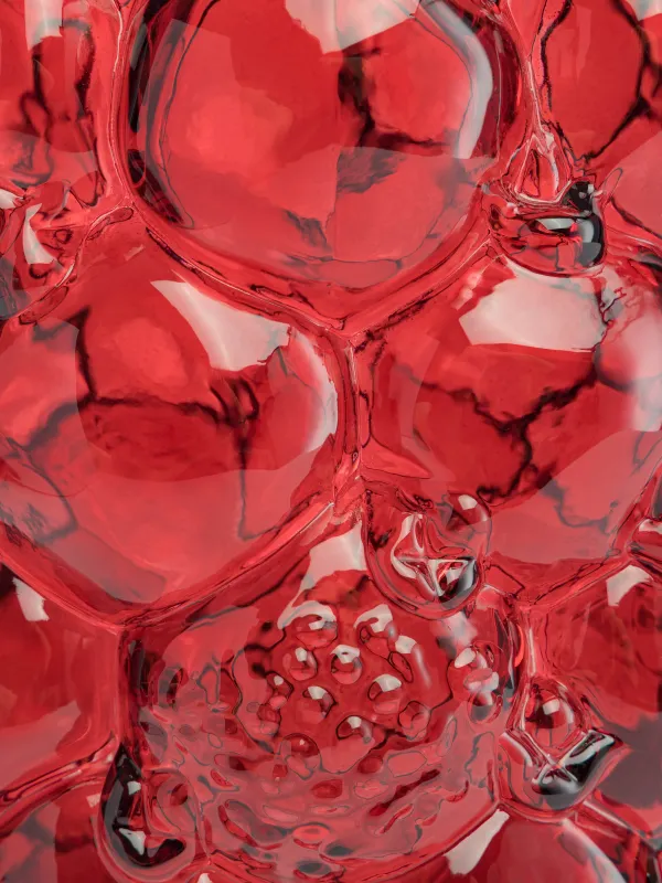 Ваза для цветов, 20 см, Гранаты, Pomegranate, image-3