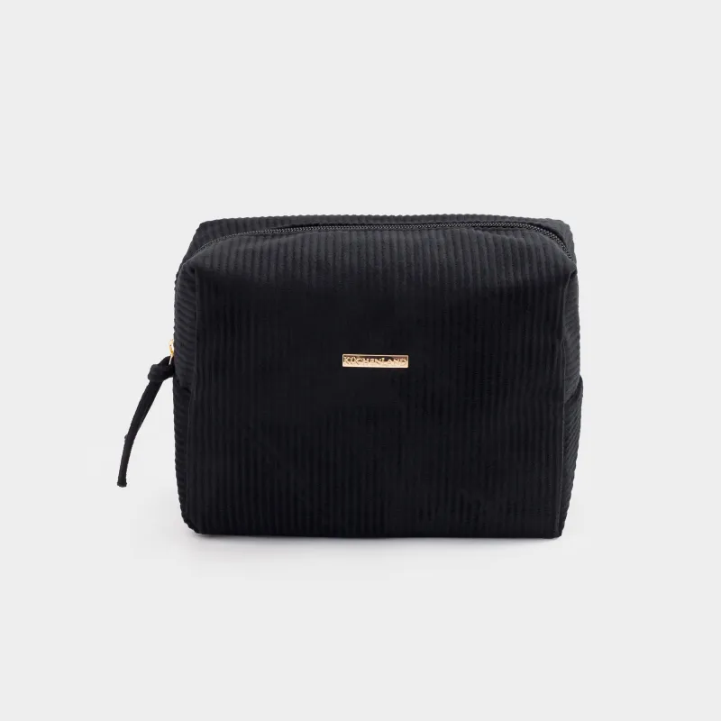 Косметичка, 21х15 см, в рубчик, Moire