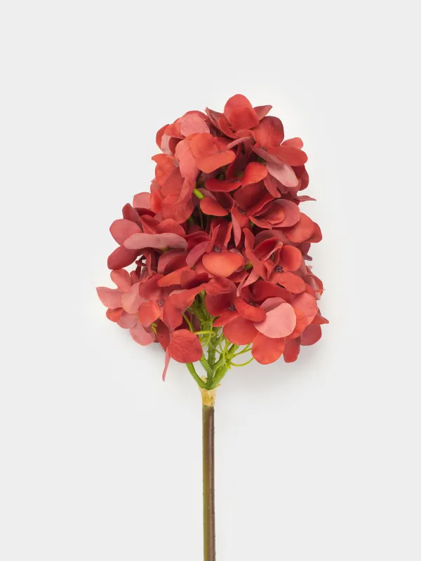 Ветка декоративная, 56 см, Бордовая гортензия, Flower garden, image-1