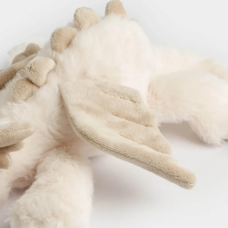 Игрушка, 33 см, мягкая, полиэстер, молочно-бежевая, Дракон, Dragon toy, image-5