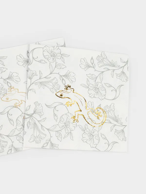 Салфетки бумажные, 21х21 см, 20 шт, Paradise garden, image-3