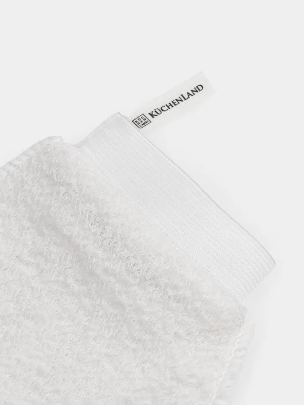 Мочалка-варежка для мытья тела, отшелушивающая, Unique spa, image-4