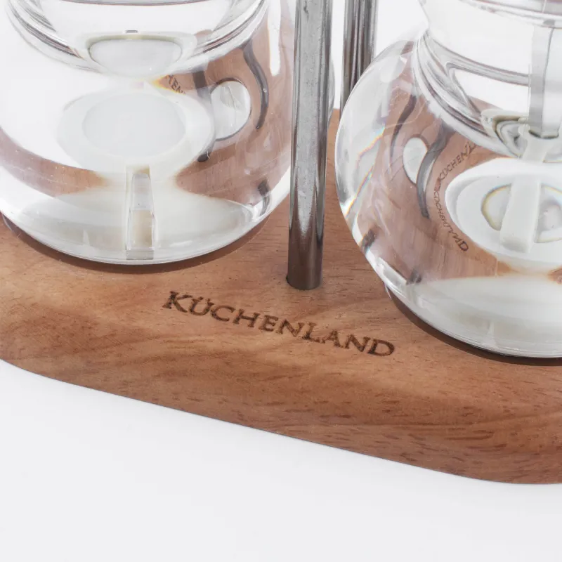 Набор для соли и перца, с мельницей, на подставке, Spices, image-5