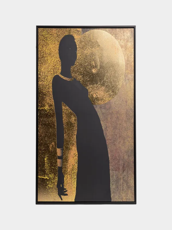 Картина в раме, 75х100 см, Девушка в украшениях, Abstract, image-0