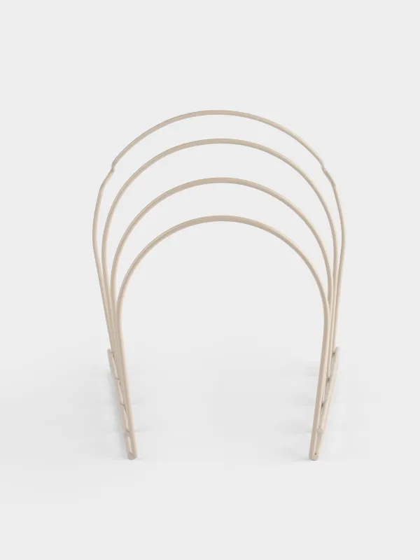 Подставка-органайзер для сковородок и крышек, 24х26 см, 3 отд, металл, бежевая, Beige style, image-2