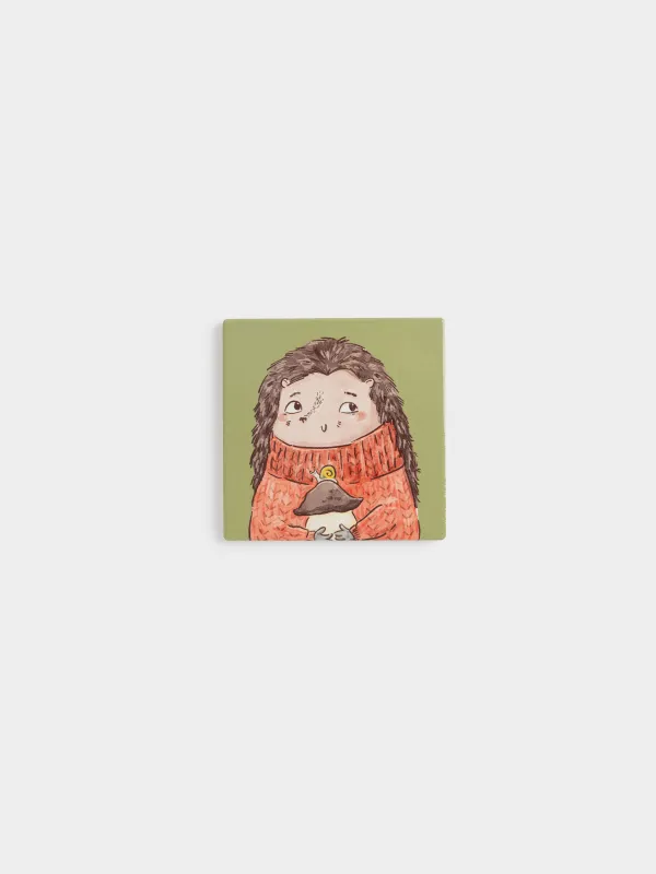 Подставка под кружку, Еж, Forest animals, image-0