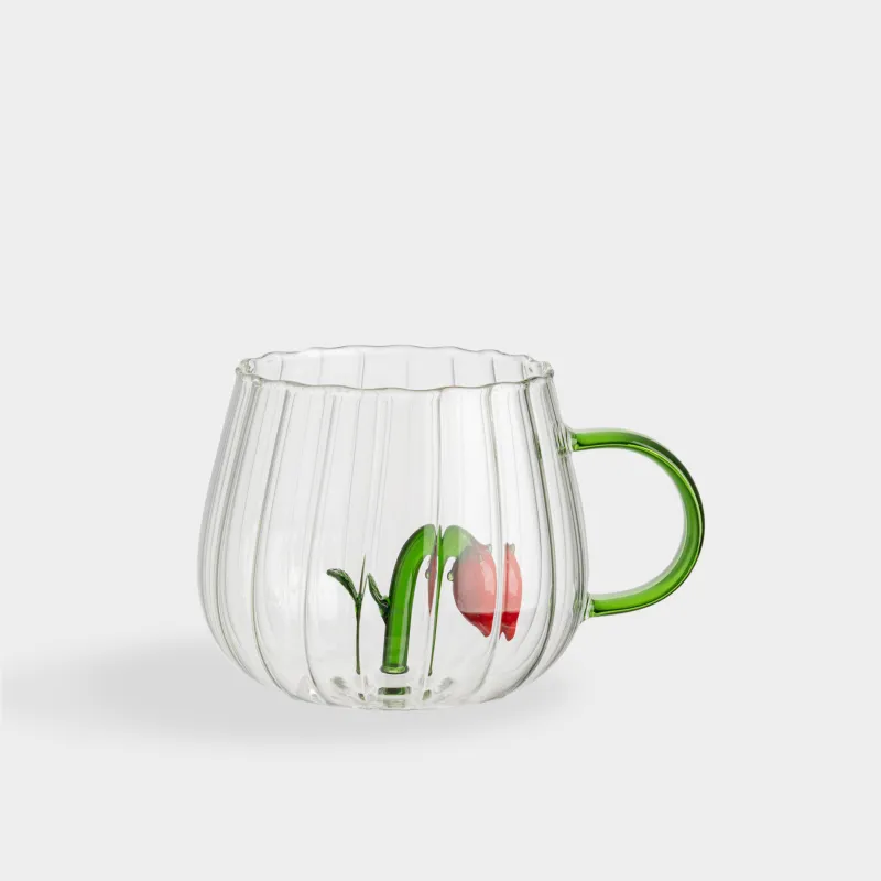 Кружка, 400 мл, Клубника, Camellia decor