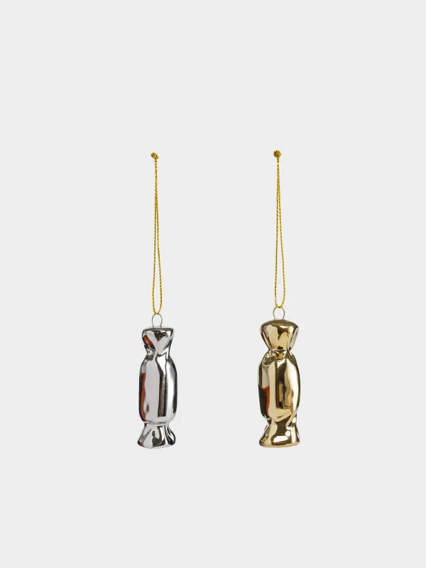 Набор елочных игрушек, 6 см, 2 шт, Конфеты, Figure christmas, image-0