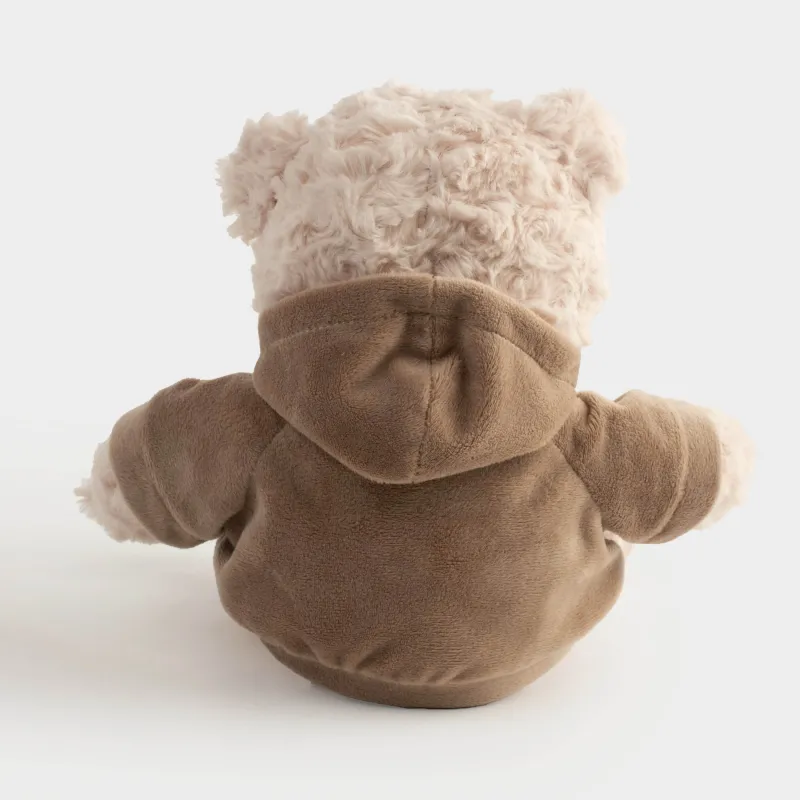 Игрушка, 35 см, мягкая, полиэстер, молочная, Медведь в худи, Bear, image-4