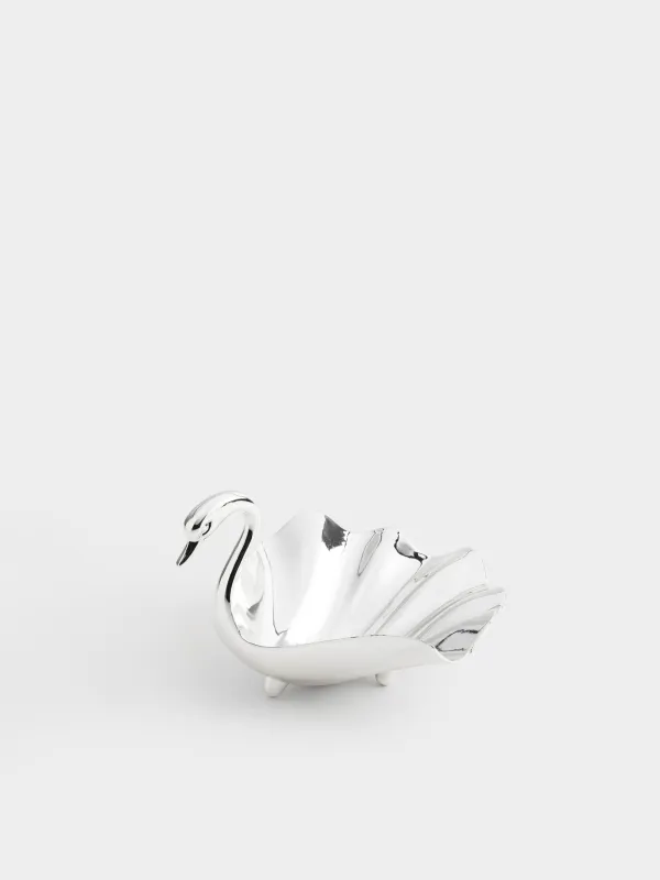 Блюдо декоративное, 15x12х9 см, Лебедь, Swan, image-3