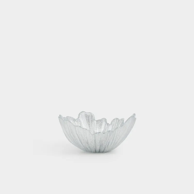 Салатник, 15х7 см, 220 мл, стекло Р, серебристый, Verge