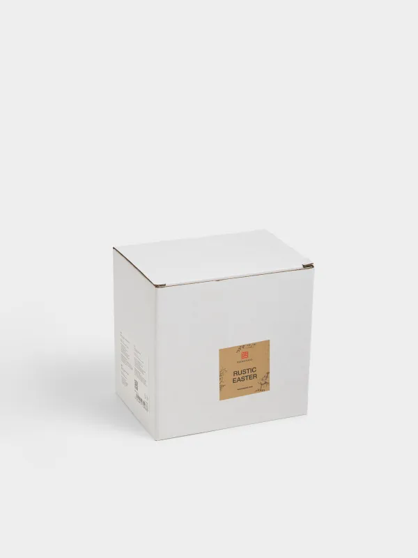 Блюдо пасхальное, 11х8 см, 3 отделений, Кролик, Rustic Easter, image-4