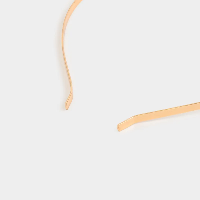 Ободок карнавальный, 16х20 см, детский, металл, золотистый, Оленьи рожки, Sparkly deer, image-2