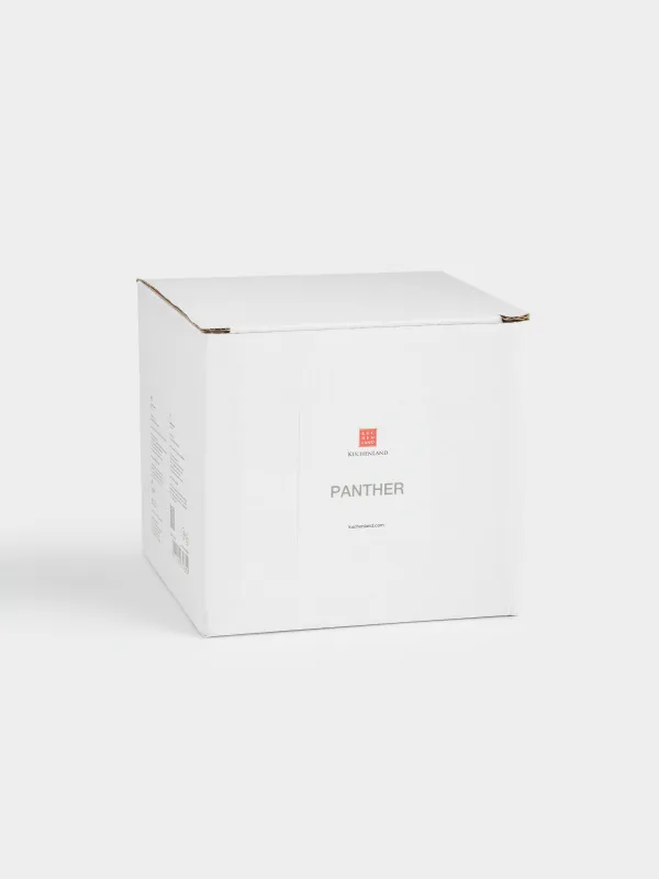 Кружка, 400 мл, фарфор P, молочно-золотистая, Пантера, Panther, image-4