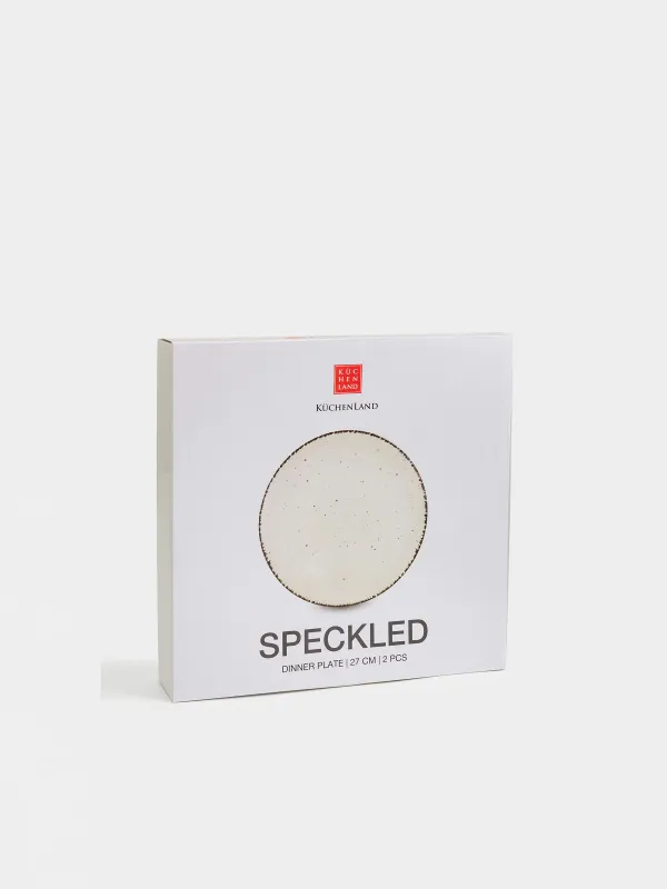 Тарелка обеденная, 27 см, 2 шт, в крапинку, Speckled, image-5