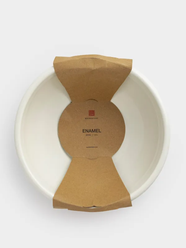 Миска, 1,6 л, металл эмалированный, молочная, Лошадка-качалка, Enamel, image-6